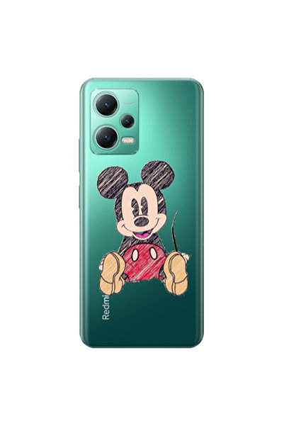 Other Xiaomi Redmi Note 12 Pro 5G Mickey mouse 2 Transparent Silicone TPU Θήκη