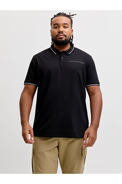 Jack & Jones Plus Πόλο Μπλουζάκι Μεγάλα Μεγέθη, Σετ 2 τεμαχίων, με Λογότυπο