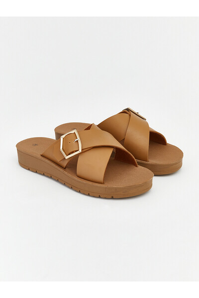 LC Waikiki Peak New Season Cross-Strapped Women's Slippers