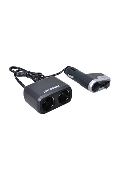 AUTOMAX Priza auto tripla 12V/ 24V DC , cu 3 iesiri DC + 1 iesire USB