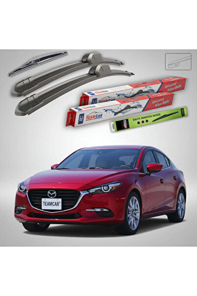 TEAMCAR Чистачки Мазда 3 БМ 2013-2016 |   Преден и заден плосък комплект – Te...