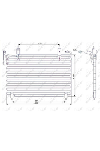 NRF Radiator Condensator Aer Conditionat JAGUAR XJ
