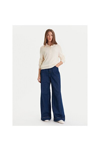 Lacoste Pulover de damă AF4010 Crem