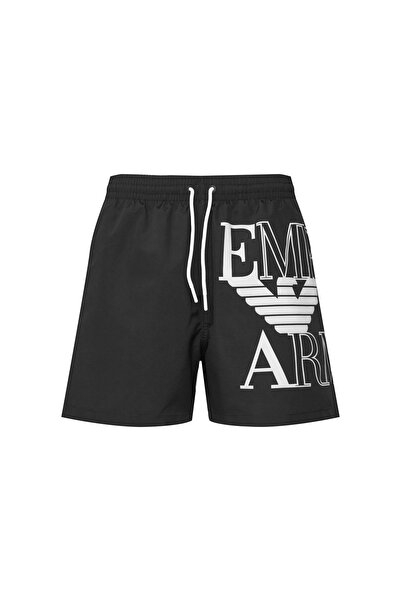 Emporio Armani Șorturi de înot pentru bărbați EM000583 AF20434 Negru