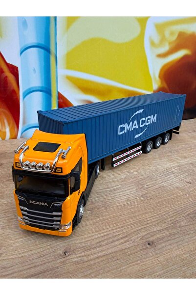 scntoys SCANİA DİECAST TIR MODEL SESLİ IŞIKLI 31CM SCANİA OYUNCAK TIR MODEL ORTA