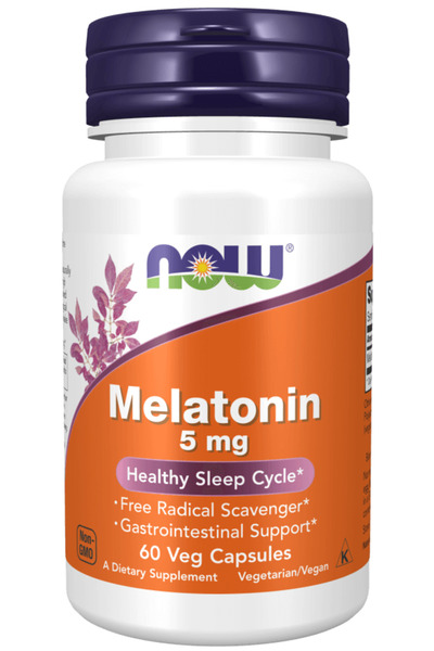 Now Foods NOW, Melatonin, 5 Mg, 60 Capsules