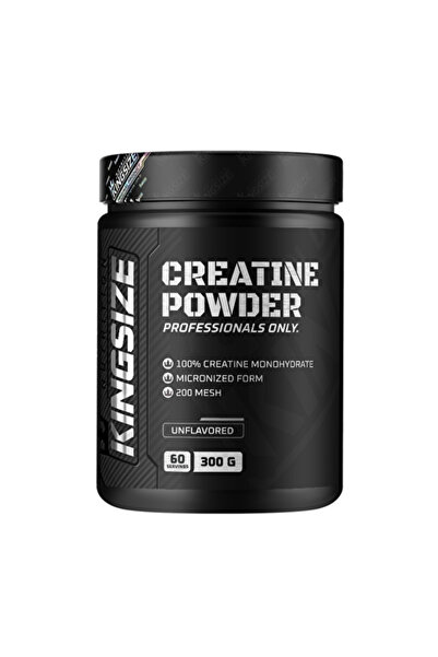 Kingsize Nutrition Creatine Powder 300 Gr Aromasız - 60 Servis