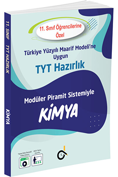 Karekök Yayınları DAKİKA 11. Sınıf TYT Hazırlık Modüler Piramit Sistemiyle Kimya