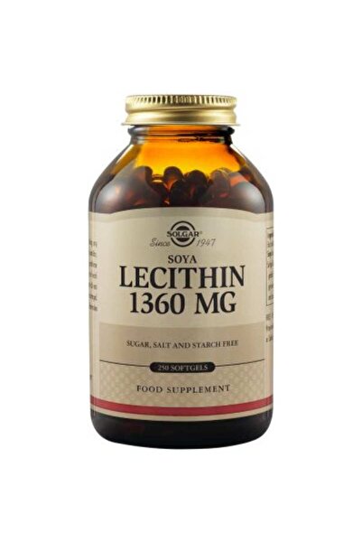 Solgar Λεκιθίνη 1360mg Μαλακές Κάψουλες 100 τεμάχια