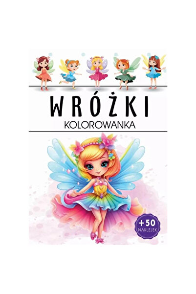 Artı Figurina Wrozki multicolor set cu carte de colorat 16 pagini 50 abtibilduri