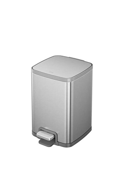 EKO Coș de gunoi cu pedală, EKO, Stella, 6 litri, 1 compartiment, inox
