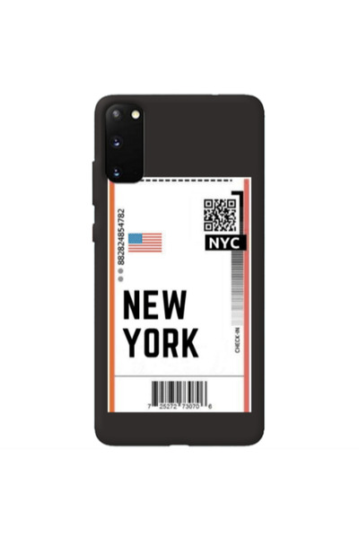 Other Samsung S20 New York NYC Black Colored Silicone TPU Θήκη