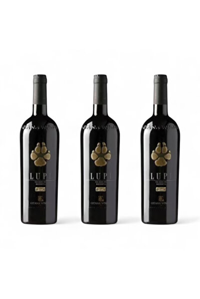 Gitana Winery Vin Rosu Sec Gitana Lupi 14.5%, 3 x 0.75L
