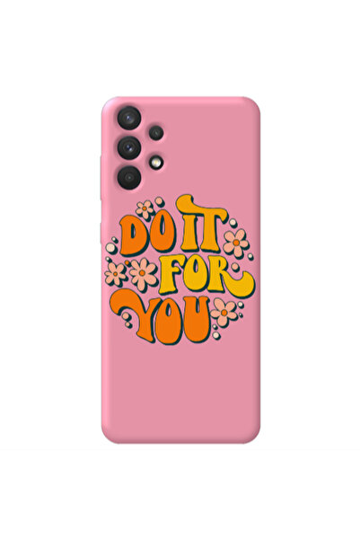 Other Samsung A32 4G Do it For You Pink Colored Silicone TPU Θήκη