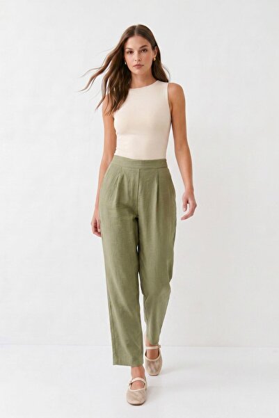 Rays Khaki Pocket Trousers 4678A