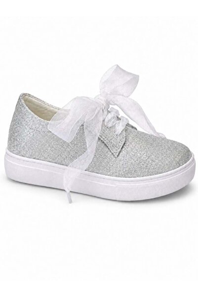 Zekids Girl's Orthopedic Glittery Sports Shoes