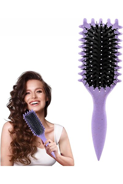 Arabest Curl Defining Brush,Curly Hair Brush Styling,Curl with Prongs Define ...