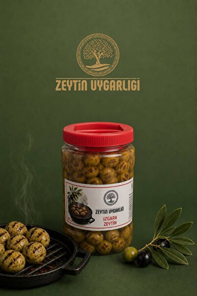 Zeytin Uygarlığı Baharatlı Zeytinyağlı Izgara Yeşil Zeytin 1 kg