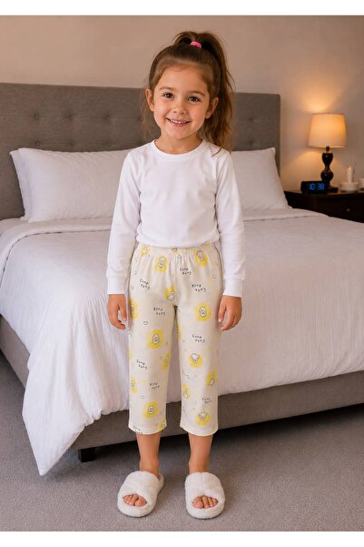 MODABOX 2-13 Years Old Girls/Baby Capri Pajama Bottoms 100% Cotton Combed Cot...