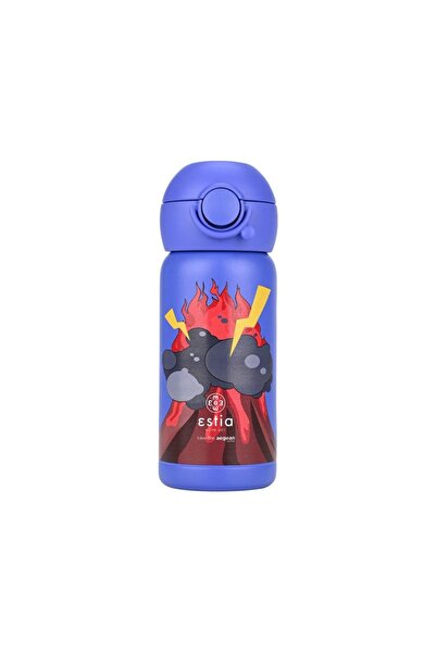 estia Ισοθερμικό Παιδικό Μπουκάλι 350ML LAVA SPLASH 01-23508 Μπλε