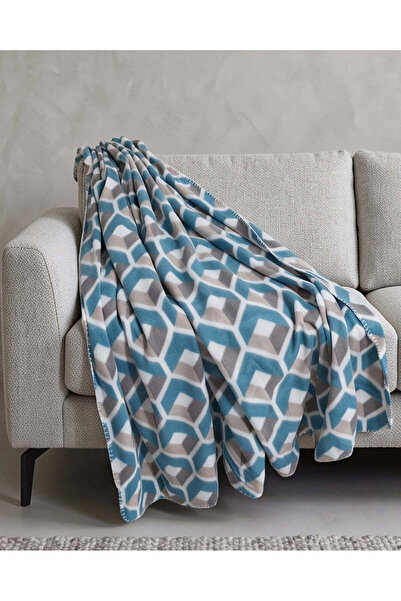 REDTAG Printed Fleece Blanket (180 x 130 cm)