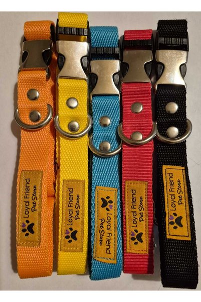 Empressco Colorful Dog Collar Set of 5, 30-43 Cm, Stylish and Comfortable Use