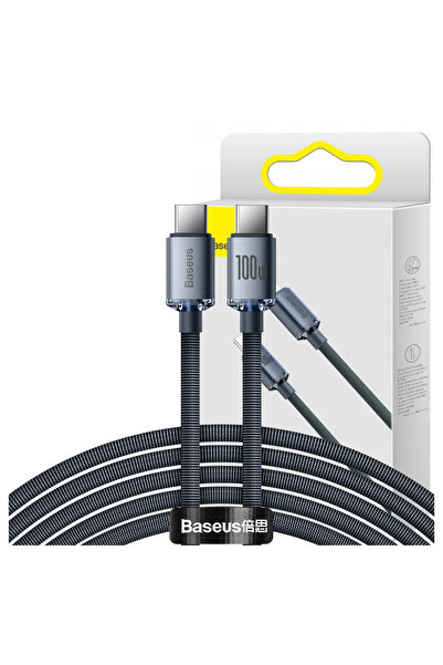 Baseus Cablu USB-C la USB-C 100W pentru telefoane și laptopuri 2M Încărcare r...