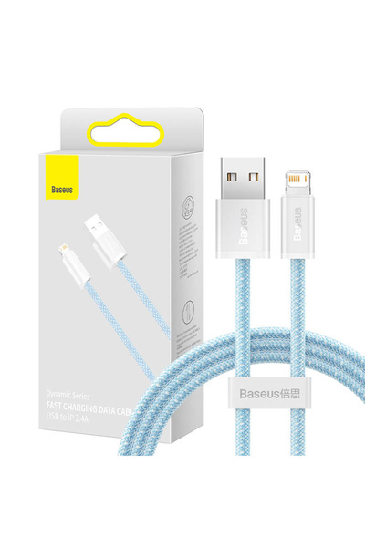 Baseus Cablu USB pentru Lightning 1M 2.4A pentru iPhone 11 12 13 14 cu funcție