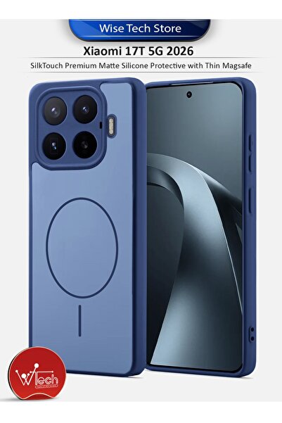 Wtech Xiaomi 17T 5G 2026 SilkTouch Premium Matte Silicone Protective with Thi...