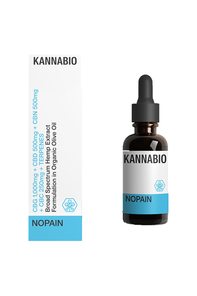 KANNABIO NoPain CBD+CBG+CBN+CBC+Τερπένια (2,250mg/10ml)
