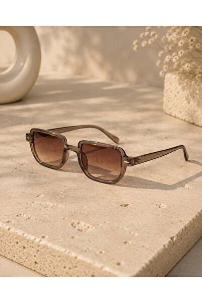 PURE BERRY Uv400 Brown Unisex Gradient Sunglasses
