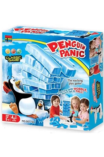 Leski Joc de dexteritate Tip Jenga: Pinguinul Panicat, Joc de echilibru cu bl...
