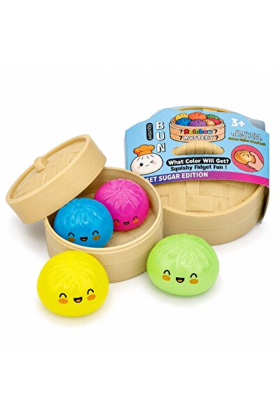 Leski Jucărie Squishy Antistres Gălușcă, Leski, Model Fată Zâmbitoare cu Efec...
