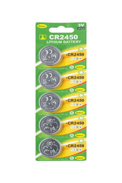 OEM Μπαταρίες Λιθίου για Ρολόγια CR2450 3V 5 τεμάχια
