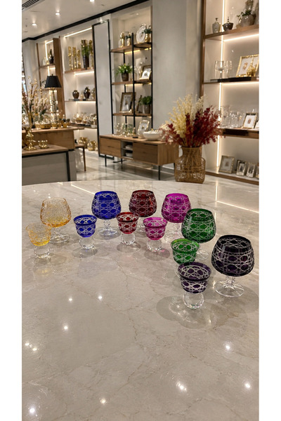 Generic Brand Esterhomedecor 6-Piece Crystal Ball Model Coffee Cup and Turkis...