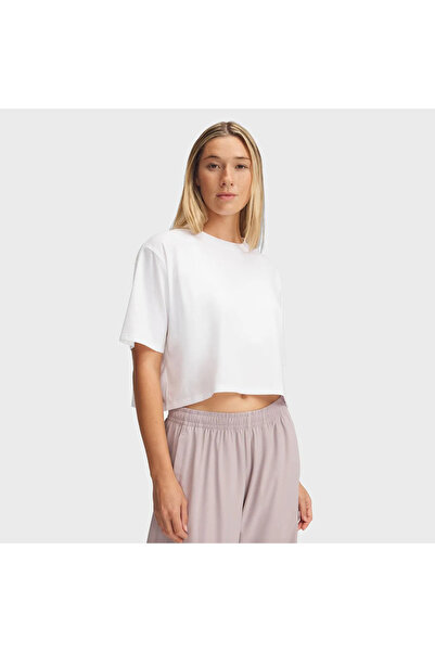Under Armour Rival Women's White Polo Neck T-Shirt