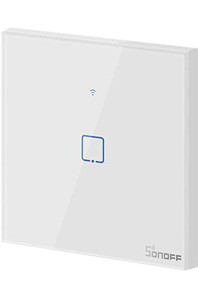 OEM Εντοιχιζόμενος Διακόπτης Αφής Τοίχου Wi-Fi Μονός με Λευκό Πλαίσιο