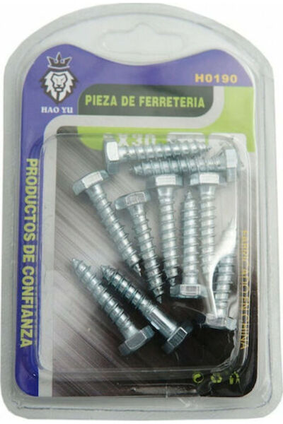 OEM Βίδα Εξάγωνη με Διάμετρο M6 και Μήκος 30mm Κωδικός: TO-H0190