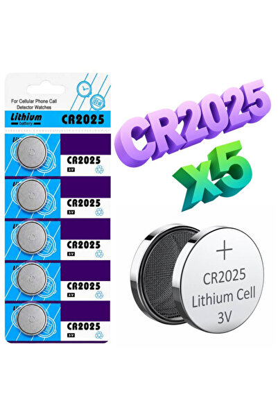 VeeShop Μπαταρία CR2025, Μπαταρία λιθίου CR2025 3V σε συσκευασία blister, 170...