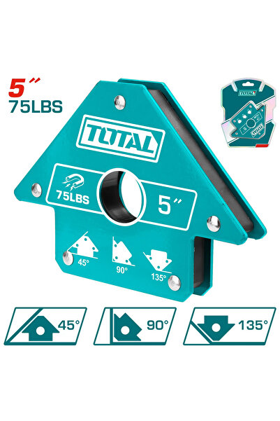 TOTAL Magnetic Welding Angle 5" Tamwh75052 Total