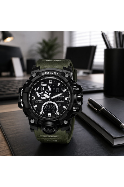 SMAEL 1545 Digital and Analog Men's Wristwatch