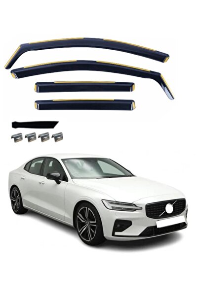 Flexzon Ανεμοθραύστες για VOLVO S60 Saloon 2019 - 2024 4 τεμάχια. FZVETRBR0131