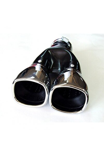 Flexzon Απόληξη εξάτμισης INOX Διπλή 75mm FZAUS028