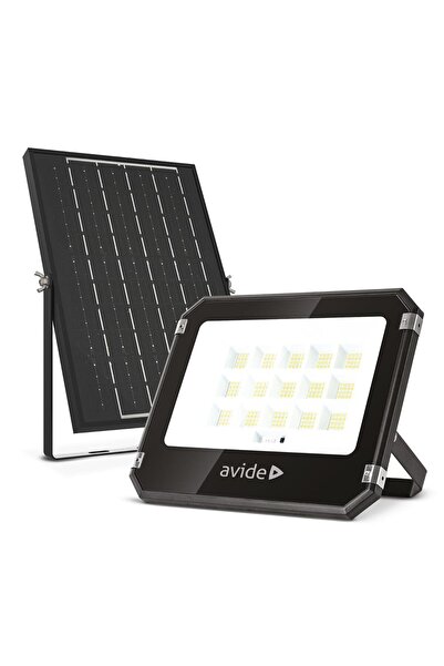 Avide Ηλιακός Προβολέας LED 100W CCT με Ξεχωριστό Ηλιακό Πάνελ και Τηλεχειρισ...