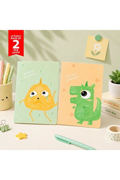 Midi Little Monster Notebook - Set of 2