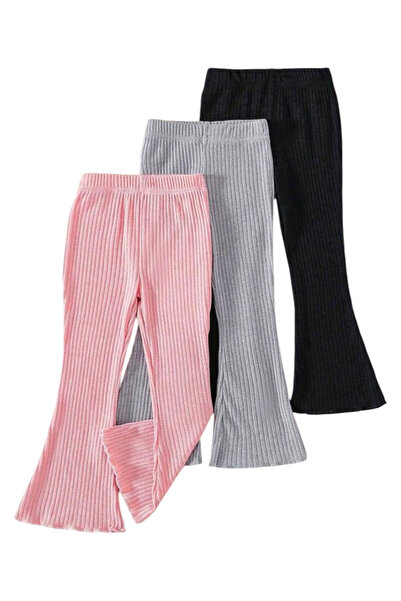 OEM Pantaloni fete, lungi set 3 buc, varsta 7 ani
