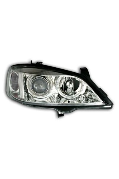 Depo Εμπρόσθια προβολείς angel eyes για Opel Astra G (1998-2004) - χρωμιωμένο...