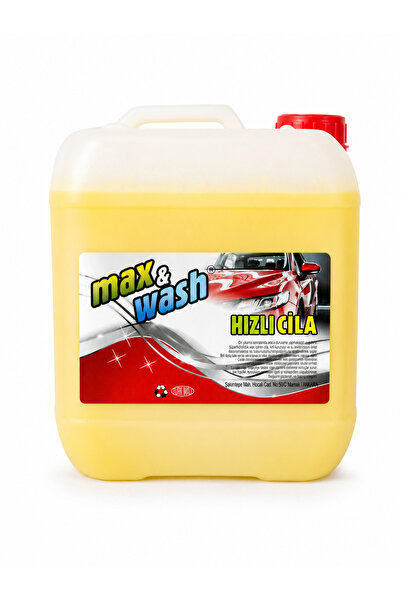 Max&Wash 4 KG Hızlı Cila | 1/1 Konsantre Profesyonel Oto Hızlı Cila | Araç Bo...