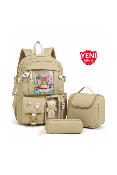 Freedom Bag Trend Korean Model 3-Piece Primary School Bag Set, Backpack + Lun...