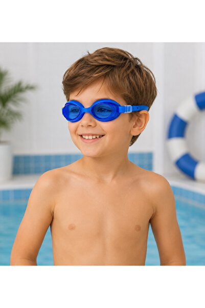 İray Kids Swimming Goggles with Adjustable Silicone Strap Anti-Fog Uv Protect...